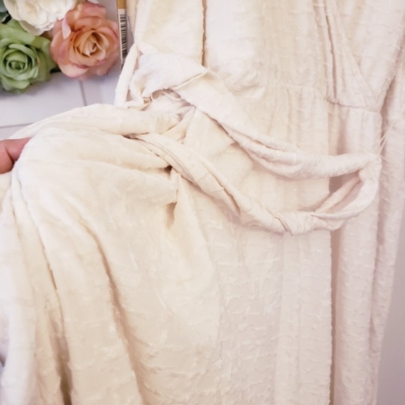 RACHEL Roy New $149 Ivory Velvet Plus size MIDI - Picture 6 of 7